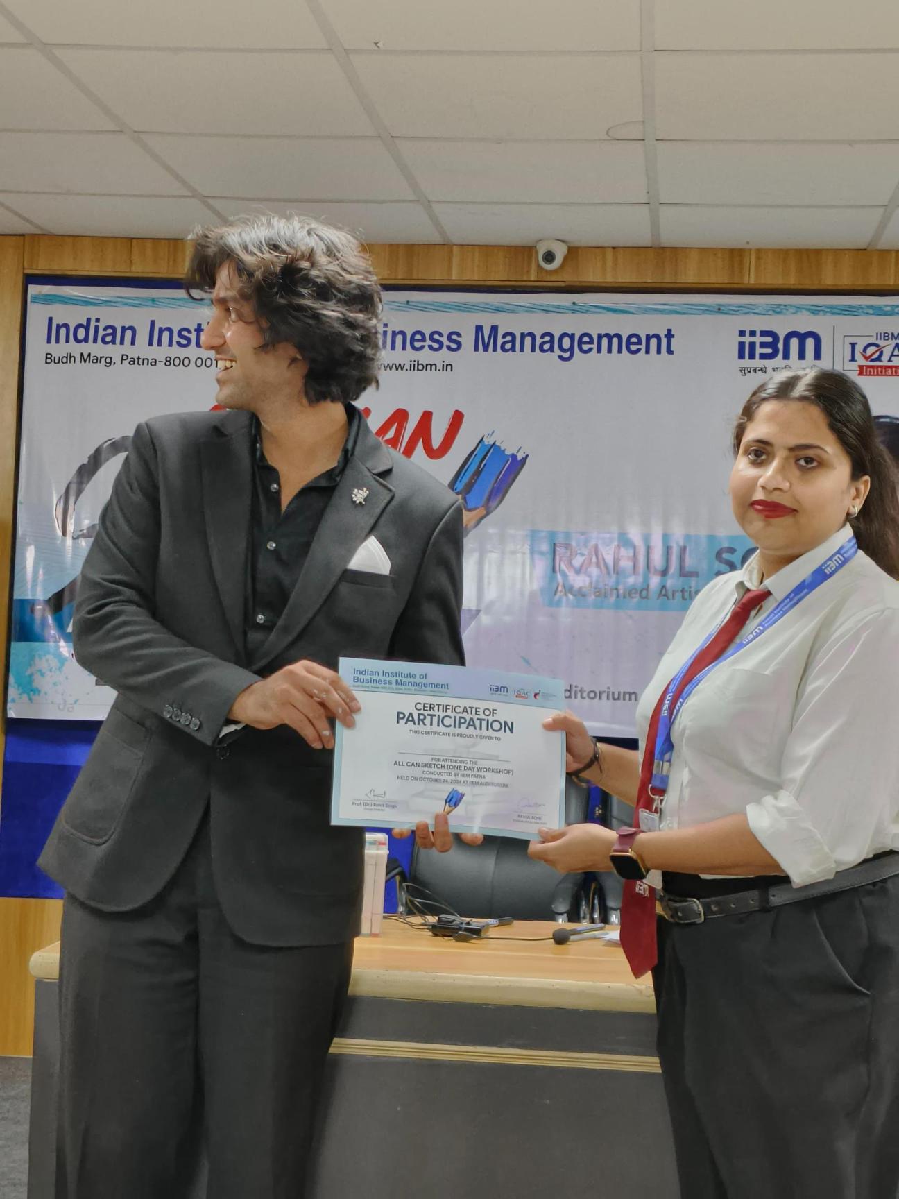 Rahul Soni Conducts “All Can Sketch” Workshop for PGDM, BBA, BCA & MAMC Students at IIBM and ZHI Patna